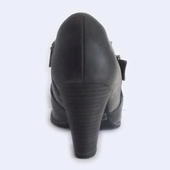 Clarks Indigo Grey Nubuck Leather Booties Size 10 - Picture 6 of 8